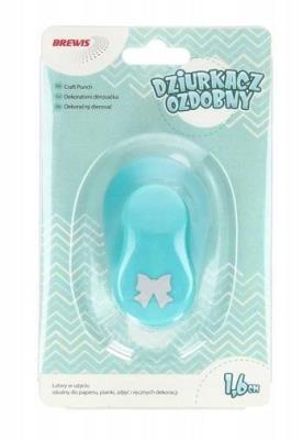 Dziurkacz ozdobny - Kokarda 1,6cm MIX. Wydawca: Brewis. SmakLiter.pl Opakowanie Dziurkacz ozdobny - Kokarda 1,6cm MIX