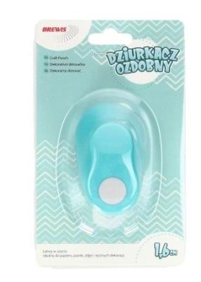 Dziurkacz ozdobny - Koło 1,6cm MIX. Wydawca: Brewis. SmakLiter.pl Opakowanie Dziurkacz ozdobny - Koło 1,6cm MIX