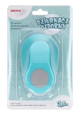 Dziurkacz ozdobny - Koło 3,8cm MIX. Wydawca: Brewis. SmakLiter.pl Opakowanie Dziurkacz ozdobny - Koło 3,8cm MIX