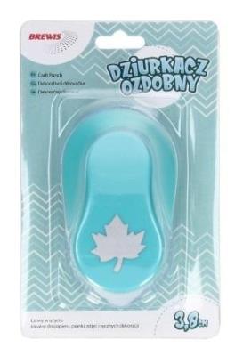 Dziurkacz ozdobny - Liść 3,8cm MIX. Wydawca: Brewis. SmakLiter.pl Opakowanie Dziurkacz ozdobny - Liść 3,8cm MIX