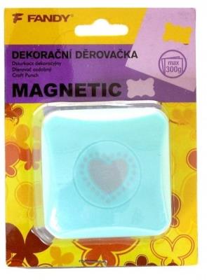 Opakowanie Dziurkacz ozdobny magnetyczny 25mm serce