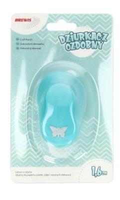 Dziurkacz ozdobny - Motyl 1,6cm MIX. Wydawca: Brewis. SmakLiter.pl Opakowanie Dziurkacz ozdobny - Motyl 1,6cm MIX