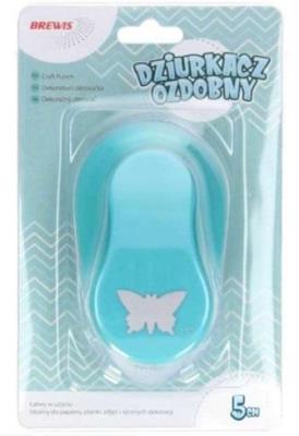 Dziurkacz ozdobny - Motyl 5cm MIX. Wydawca: Brewis. SmakLiter.pl Opakowanie Dziurkacz ozdobny - Motyl 5cm MIX