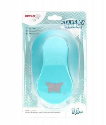 Dziurkacz ozdobny - Motyl 7,6cm MIX. Wydawca: Brewis. SmakLiter.pl Opakowanie Dziurkacz ozdobny - Motyl 7,6cm MIX