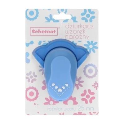 Opakowanie Dziurkacz ozdobny narożny 25mm 5 serc MIX