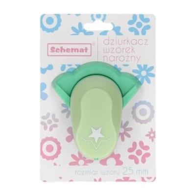 Opakowanie Dziurkacz ozdobny narożny 25mm gwiazda MIX