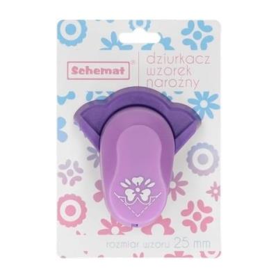 Opakowanie Dziurkacz ozdobny narożny 25mm kwiatek MIX