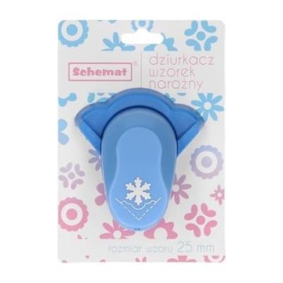 Opakowanie Dziurkacz ozdobny narożny 25mm płatek śniegu MIX