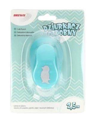 Dziurkacz ozdobny - Pingwin 2,5cm MIX. Wydawca: Brewis. SmakLiter.pl Opakowanie Dziurkacz ozdobny - Pingwin 2,5cm MIX