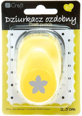 Dziurkacz ozdobny Płatek 2,5cm mix. Wydawca: DP CRAFT. SmakLiter.pl Opakowanie Dziurkacz ozdobny Płatek 2,5cm mix