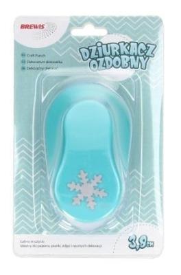 Dziurkacz ozdobny - Płatek śniegu 3,8cm MIX. Wydawca: Brewis. SmakLiter.pl Opakowanie Dziurkacz ozdobny - Płatek śniegu 3,8cm MIX