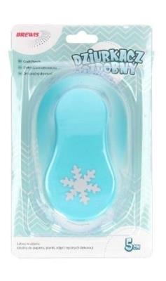 Dziurkacz ozdobny - Płatek śniegu 5cm MIX. Wydawca: Brewis. SmakLiter.pl Opakowanie Dziurkacz ozdobny - Płatek śniegu 5cm MIX