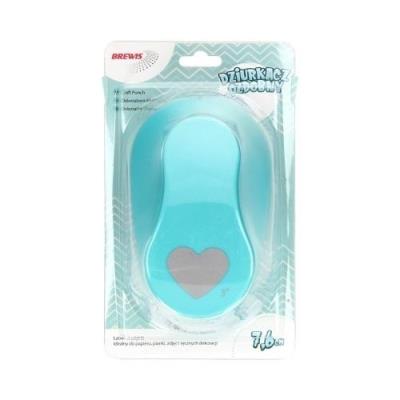 Dziurkacz ozdobny - Serce 7,6cm MIX. Wydawca: Brewis. SmakLiter.pl Opakowanie Dziurkacz ozdobny - Serce 7,6cm MIX