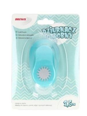 Dziurkacz ozdobny - Słońce 2,5cm MIX. Wydawca: Brewis. SmakLiter.pl Opakowanie Dziurkacz ozdobny - Słońce 2,5cm MIX