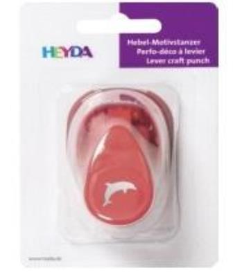 Opakowanie Dziurkacz ozdobny średni 17mm delfin