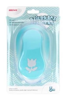 Dziurkacz ozdobny - Tulipan 5cm MIX. Wydawca: Brewis. SmakLiter.pl Opakowanie Dziurkacz ozdobny - Tulipan 5cm MIX