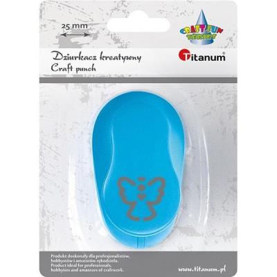 Dziurkacz z motywem 25mm anioł. Wydawca: Titanum. SmakLiter.pl Opakowanie Dziurkacz z motywem 25mm anioł