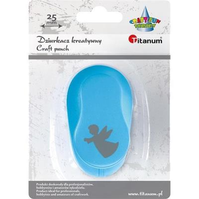 Dziurkacz z motywem 25mm anioł. Wydawca: Titanum. SmakLiter.pl Opakowanie Dziurkacz z motywem 25mm anioł