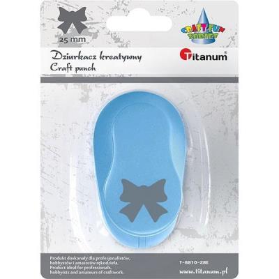 Dziurkacz z motywem 25mm kokarda. Wydawca: Titanum. SmakLiter.pl Opakowanie Dziurkacz z motywem 25mm kokarda