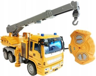 Dźwig R/C + ładowarka + św/dź. Wydawca: Rastar. SmakLiter.pl Opakowanie Dźwig R/C + ładowarka + św/dź