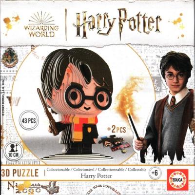 Educa Puzzle 3D Harry Potter Harry 43el. Wydawca: Educa. SmakLiter.pl Opakowanie Educa Puzzle 3D Harry Potter Harry 43el