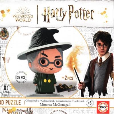 Educa Puzzle 3D Harry Potter McGonagall 39el. Wydawca: Educa. SmakLiter.pl Opakowanie Educa Puzzle 3D Harry Potter McGonagall 39el
