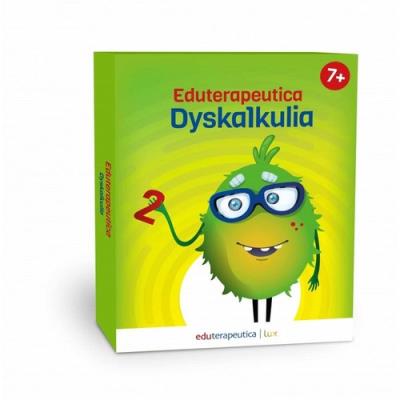 Eduterapeutica lux Dyskalkulia. Autor: Janiszewska Bożena, Kaczmarek Izabela, Zapadka Andrzej, Ławicka Joanna, Korodzińska-Grabowska Anna. SmakLiter.pl Okładka książki Eduterapeutica lux Dyskalkulia