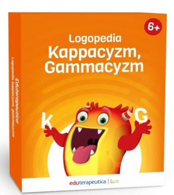 Eduteraputica Lux Logopedia - Kappacyzm, Gammacyzm. Wydawca: EI System. SmakLiter.pl Opakowanie Eduteraputica Lux Logopedia - Kappacyzm, Gammacyzm