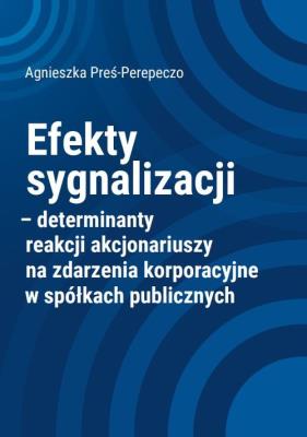 Okładka książki Efekty sygnalizacji