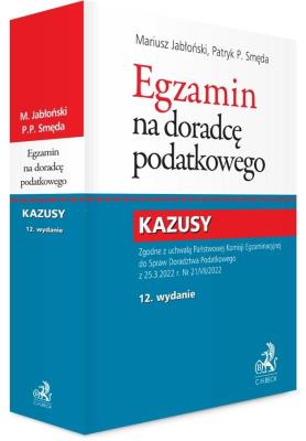 Okładka książki Egzamin na doradcę podatkowego. Pytania otwarte