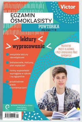 Egzamin ósmoklasisty. Powtórka dla klas 7-8 2/2022. Autor:   Praca zbiorowa. SmakLiter.pl Okładka książki Egzamin ósmoklasisty. Powtórka dla klas 7-8 2/2022