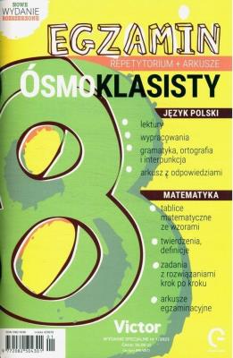Okładka książki Egzamin ósmoklasisty. Repetytorium+arkusze 1/2023