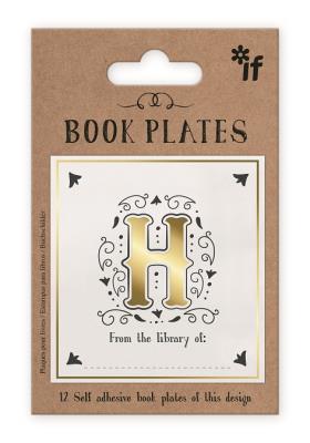 Ekslibris - zestaw naklejek - litera H. Wydawca: IF. SmakLiter.pl Opakowanie Ekslibris - zestaw naklejek - litera H