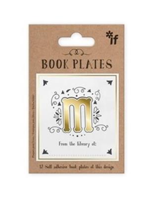Ekslibris - zestaw naklejek - litera M. Wydawca: IF. SmakLiter.pl Opakowanie Ekslibris - zestaw naklejek - litera M