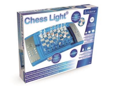 Elektroniczna gra w szachy ChessLight świecąca LCG3000. Wydawca: Lexibook. SmakLiter.pl Opakowanie Elektroniczna gra w szachy ChessLight świecąca LCG3000