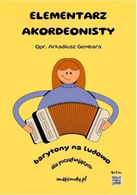 Okładka książki Elementarz akordeonisty (barytony na ludowo)