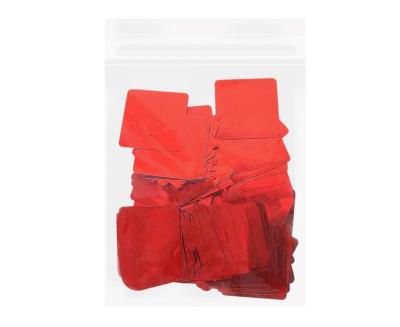 Elementy do paneli 100 czerwonych kwadratów. Wydawca: GODAN. SmakLiter.pl Opakowanie Elementy do paneli 100 czerwonych kwadratów