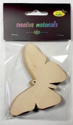 Elementy ze sklejki 3mm do ozdabiania motyl 3szt. Wydawca: Galeria Hobby. SmakLiter.pl Opakowanie Elementy ze sklejki 3mm do ozdabiania motyl 3szt