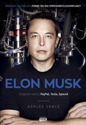 Okładka książki Elon Musk biografia twórcy Paypal Tesla Spacex wyd. kieszonkowe