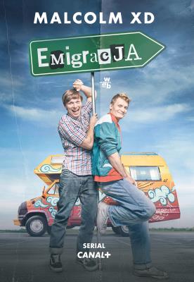 Okładka książki Emigracja (okładka filmowa)