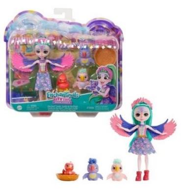 Opakowanie Enchantimals. Rodzina papugi Filia Finch HKN15