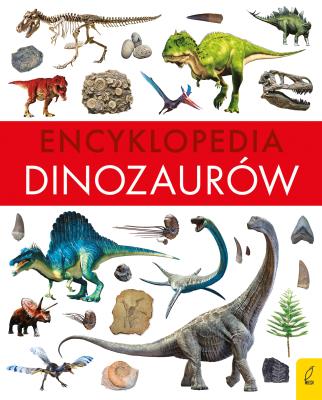 Encyklopedia dinozaurów. Autor: Paweł Zalewski. SmakLiter.pl Okładka książki Encyklopedia dinozaurów