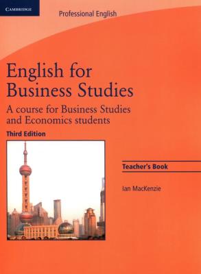 Okładka książki English for Business Studies Teacher's Book