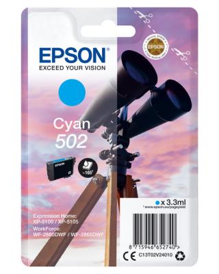 Okładka książki Epson Tusz Cyan (Błękitny) C13T02V24010