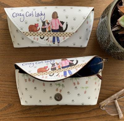Opakowanie Etui na okulary GL09 Crazy Cat Lady Kociara