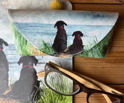 Opakowanie Etui na okulary GL19 Psy na wydmach