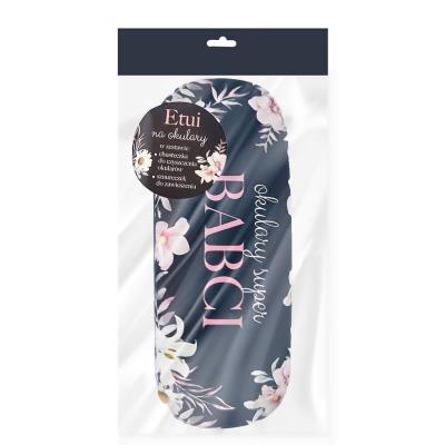 Opakowanie Etui na okulary granatowe