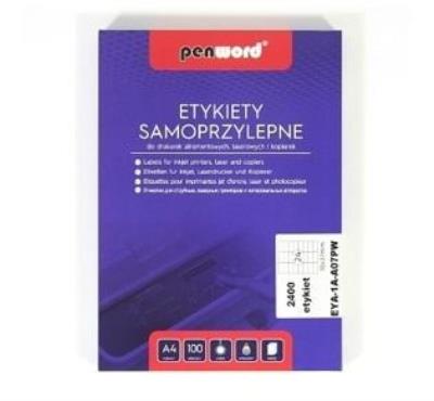 Opakowanie Etykiety samoprzylepne A4/100K 24x70x37mm