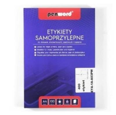 Opakowanie Etykiety samoprzylepne A4/100K 2x210x148mm