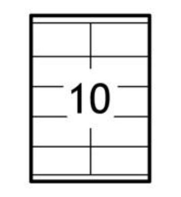 Opakowanie Etykiety samoprzylepne NO.Y027 YANDA